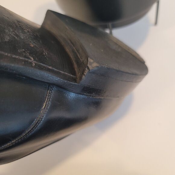 Johnston and Murphy Mens Black Dress Shoe Lace Up Leather Size 13 D/B - Picture 5 of 16